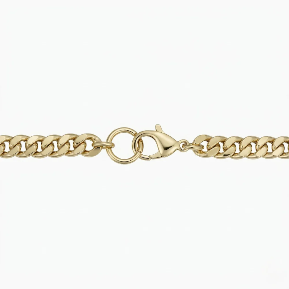 Estate Cuban Bracelet | White Gold - Image 6