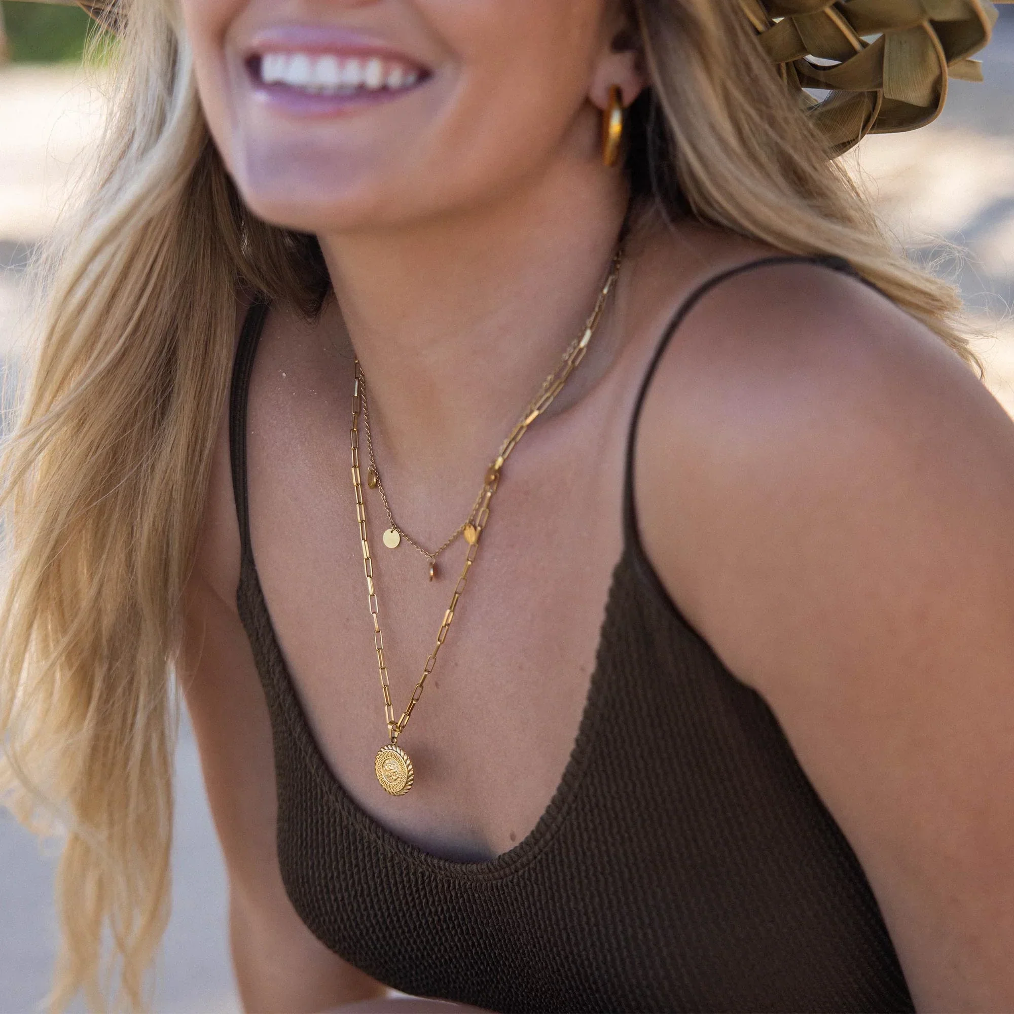 Funky Buddha Necklace | White Gold - Image 5