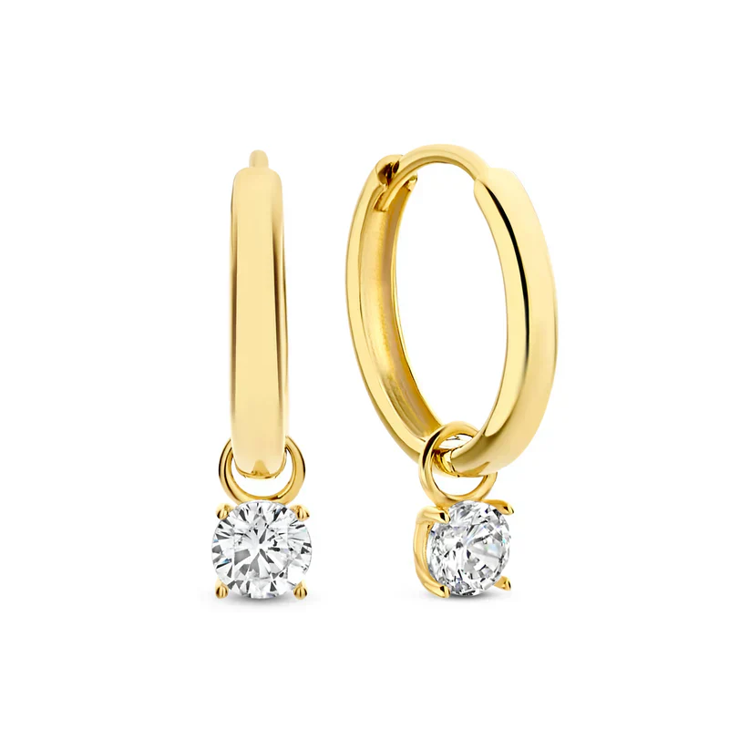 Larmes de Lune Stone Earrings Set | White Gold - Image 5