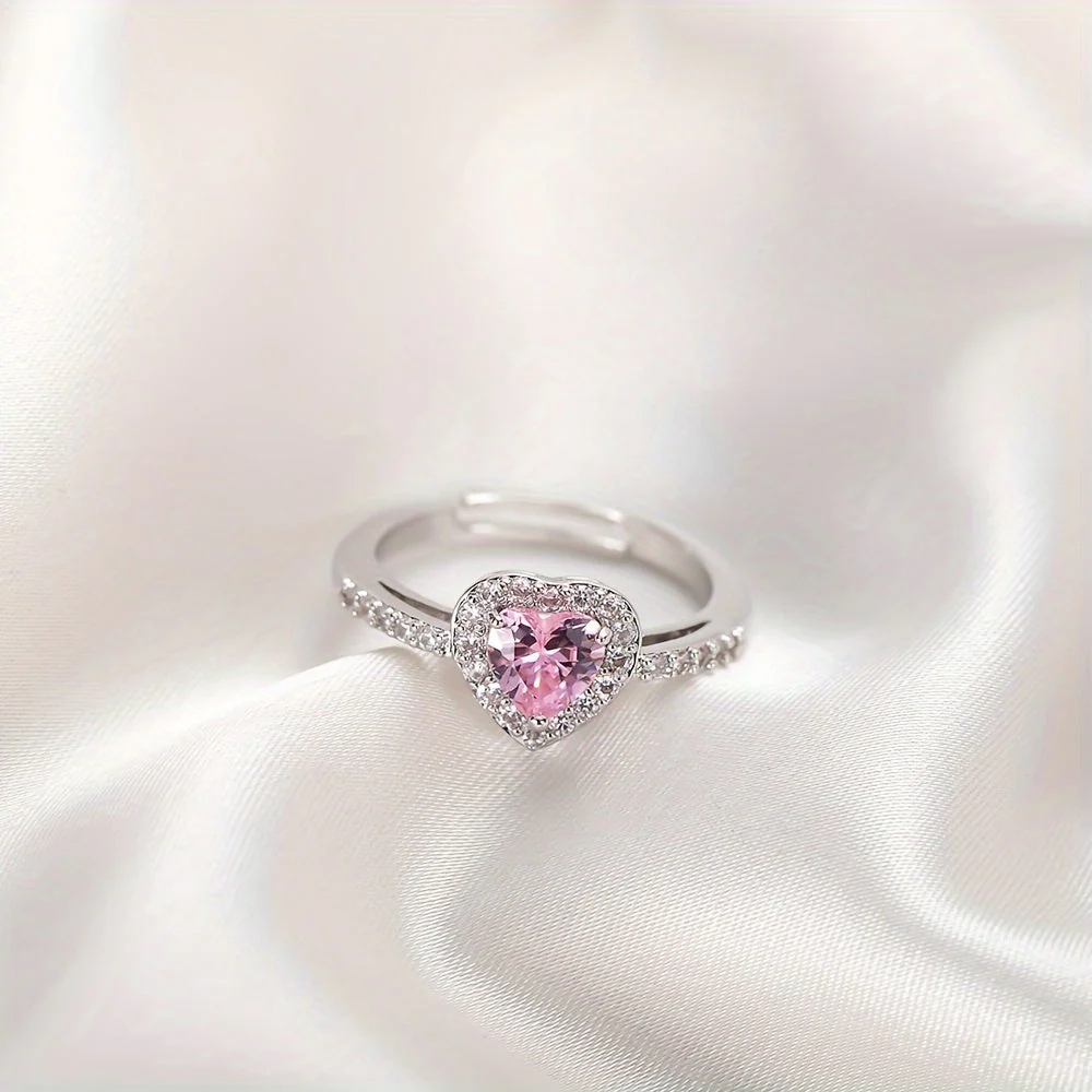 Rosekiss Heart Ring | White Gold - Image 3